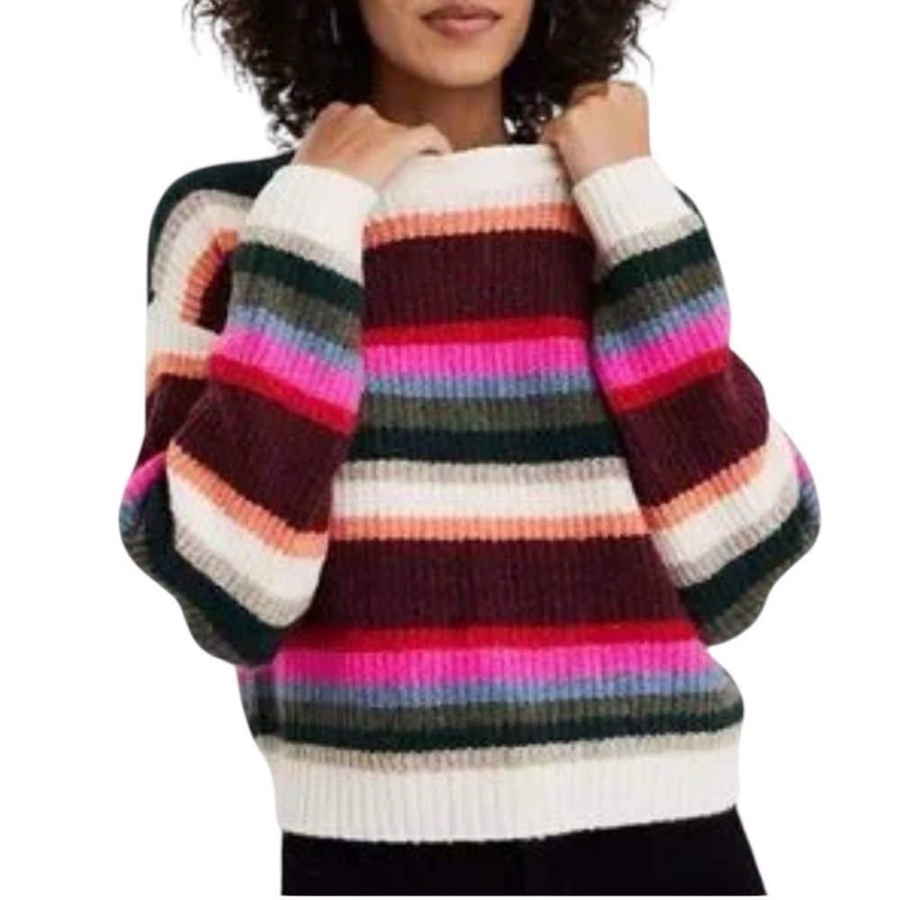 American Eagle Striped Multicolor Sweater